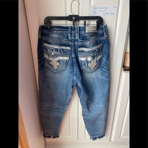 Rock Revival women’s size 36 easy ankle skinny jeans